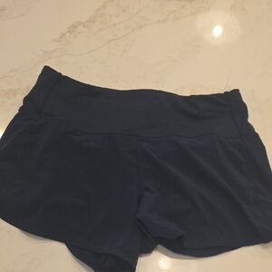 Lululemon Athletica Dark Blue Athletic Shorts